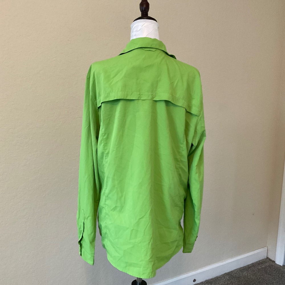 White Sierra Womens 1X Green Long Sleeve Fishing Shirt Lightweight Performance - Picture 4 of 7